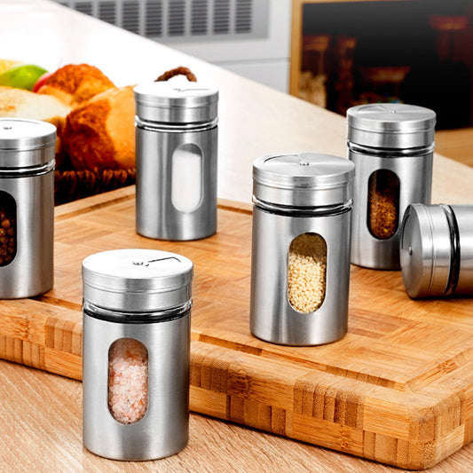 Stainless steel seasoning bottle