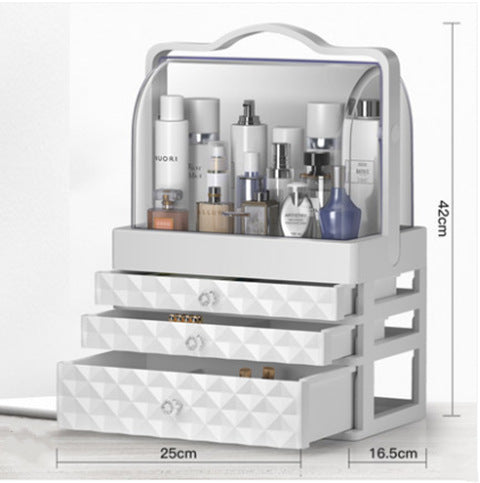 Storage box cosmetic box rack