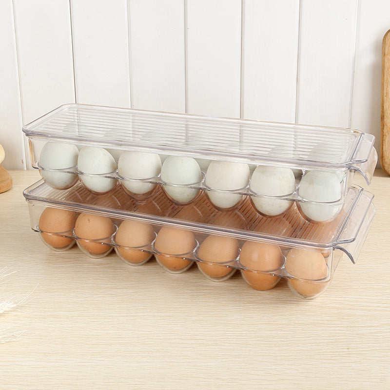 Transparent Refrigerator Box Drawer Type Plastic Egg Crisper Box